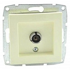 ТВ-розетка проходная без рамки mono electric despina - larissa 500-001705-137